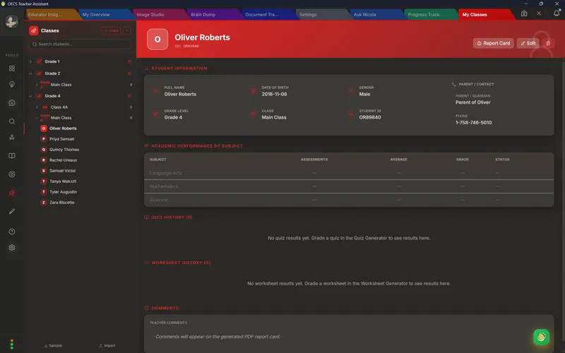 Class Profile