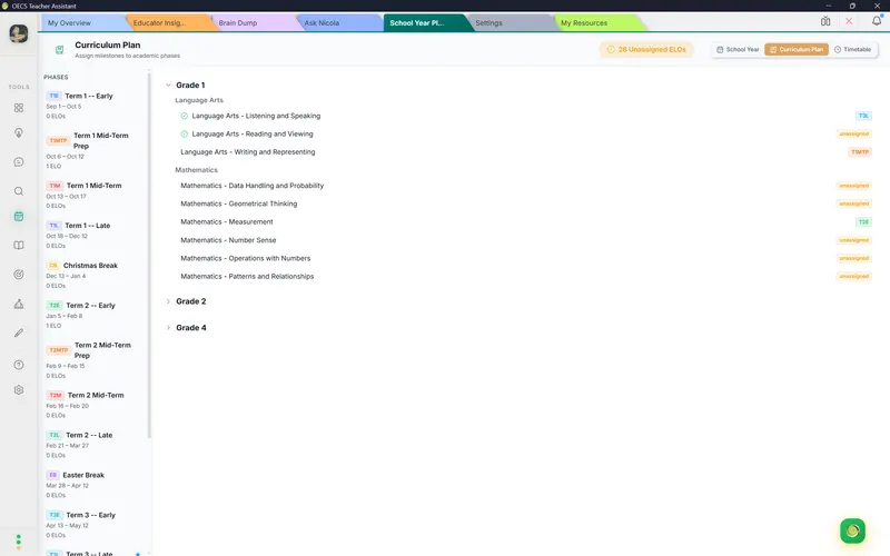 Curriculum Plan