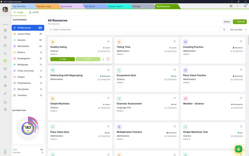My Resources