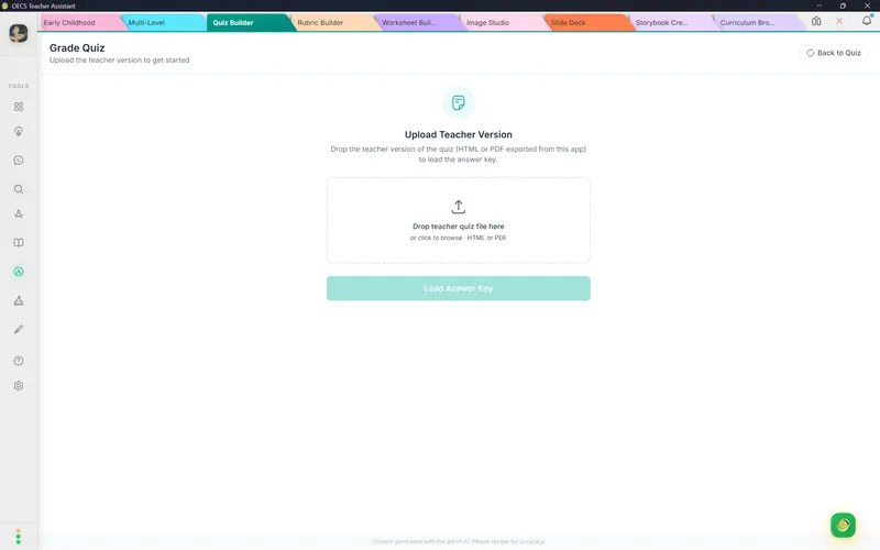 Scan Grader