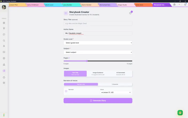 Storybook Creator